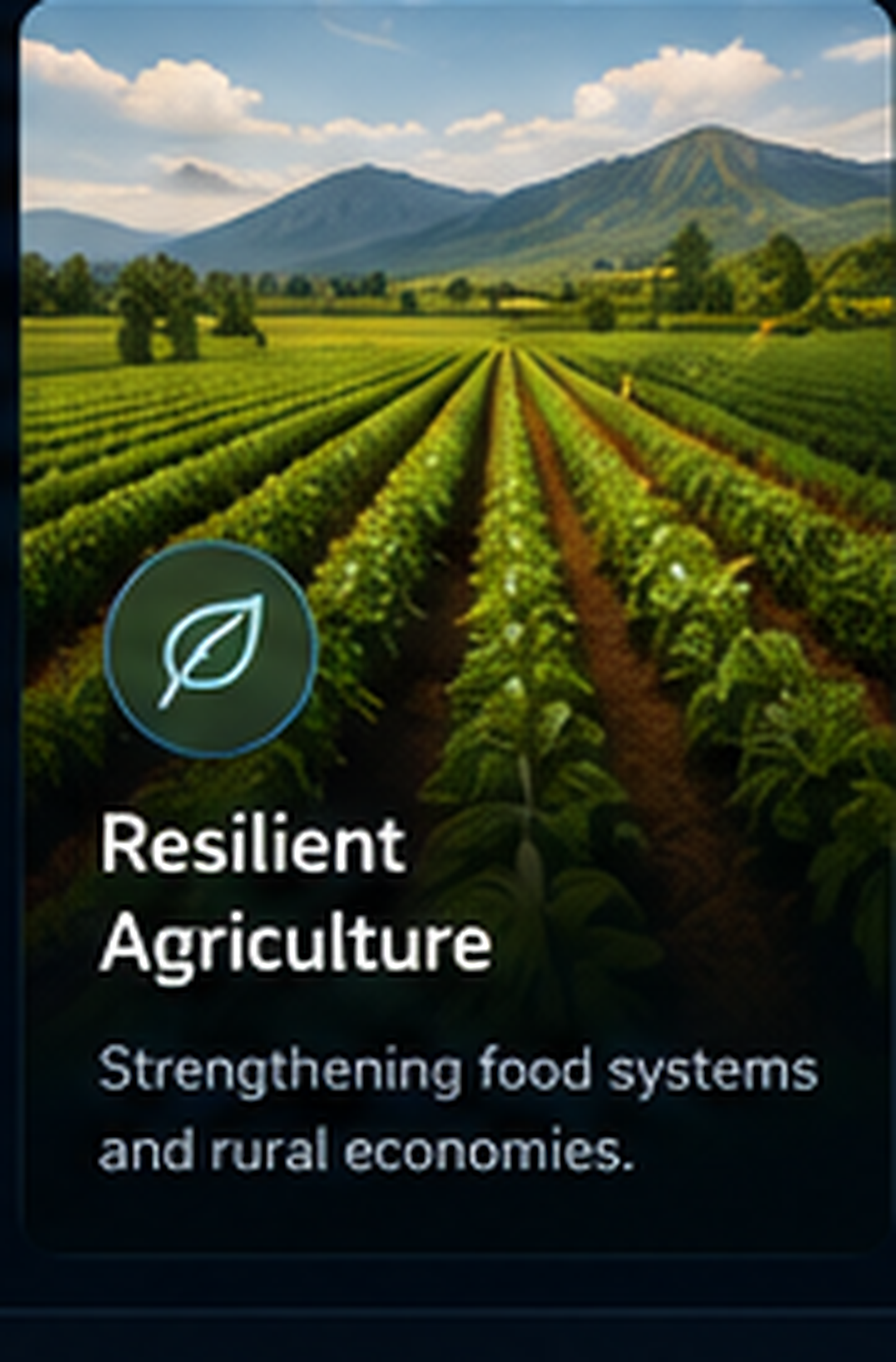 Resilient agriculture